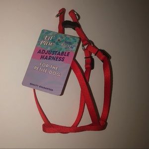 Small Dog Puppy Harness NWT Red